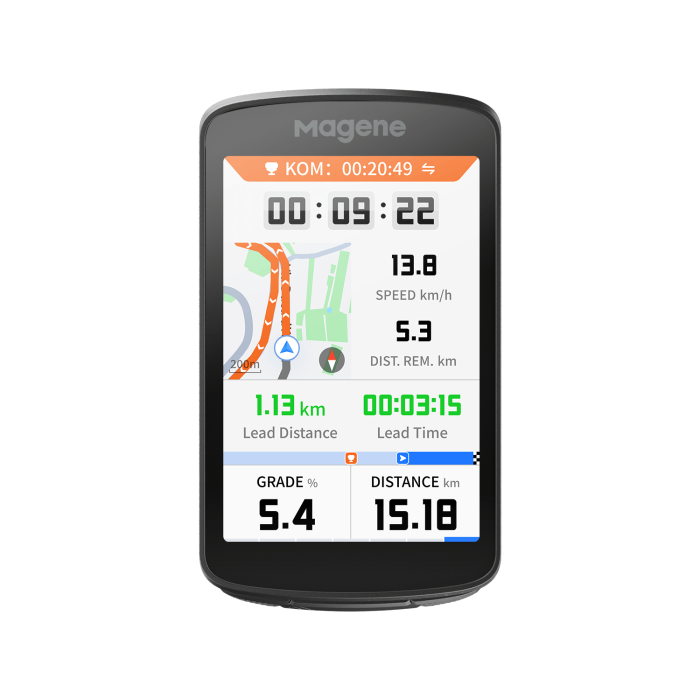 C706 Compteur Vélo GPS Intelligent