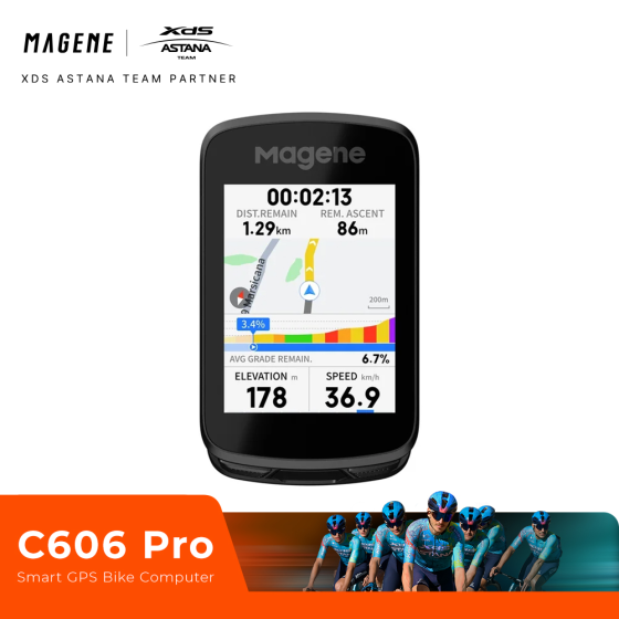 C606 Pro Compteur Vélo GPS Intelligent
